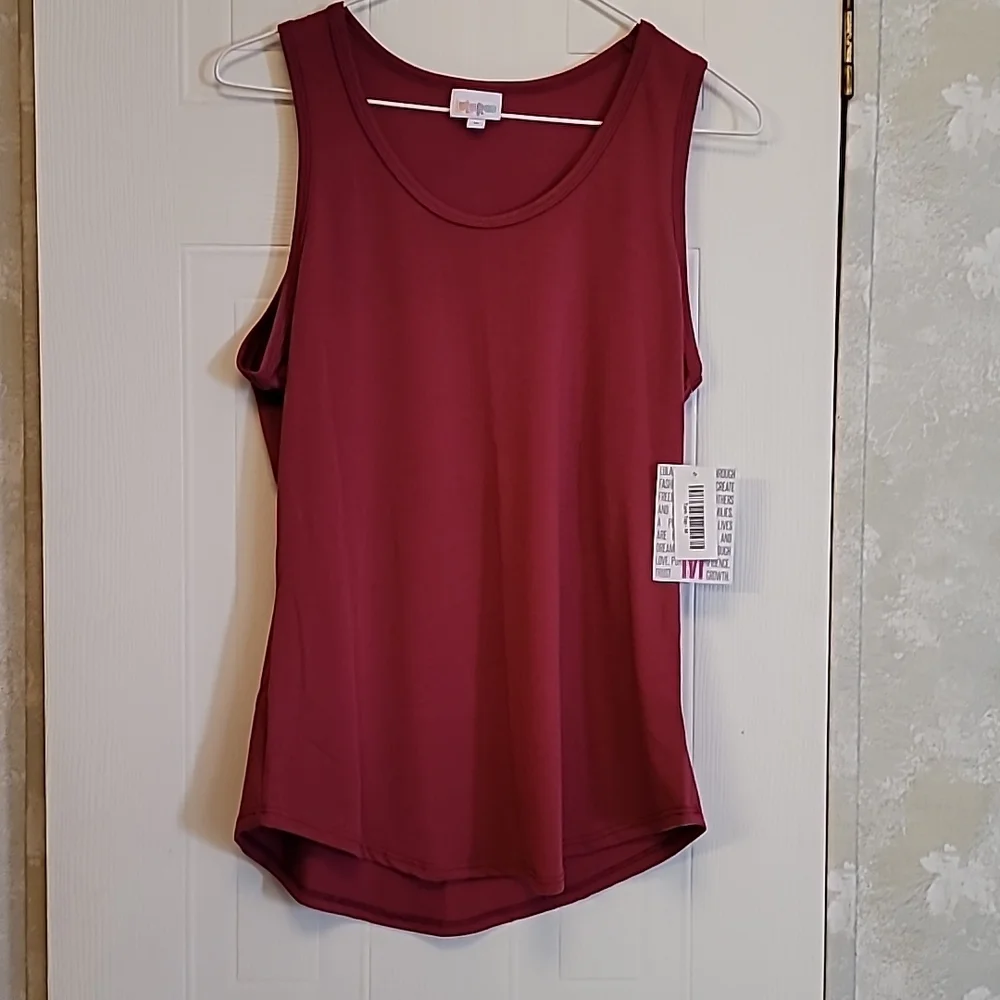 NWT Lularoe Raspberry Colored Tank Top - Medium - Picture 1 of 5